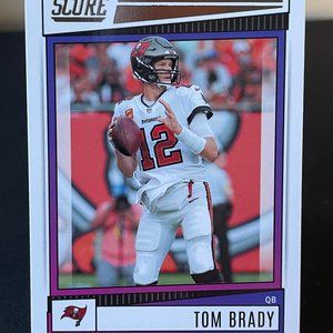2022 Tom Brady Panini Score Card #68 Tampa Bay Buccaneers